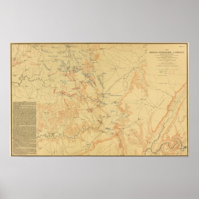 Middle Tennessee Campaign Poster (Front)