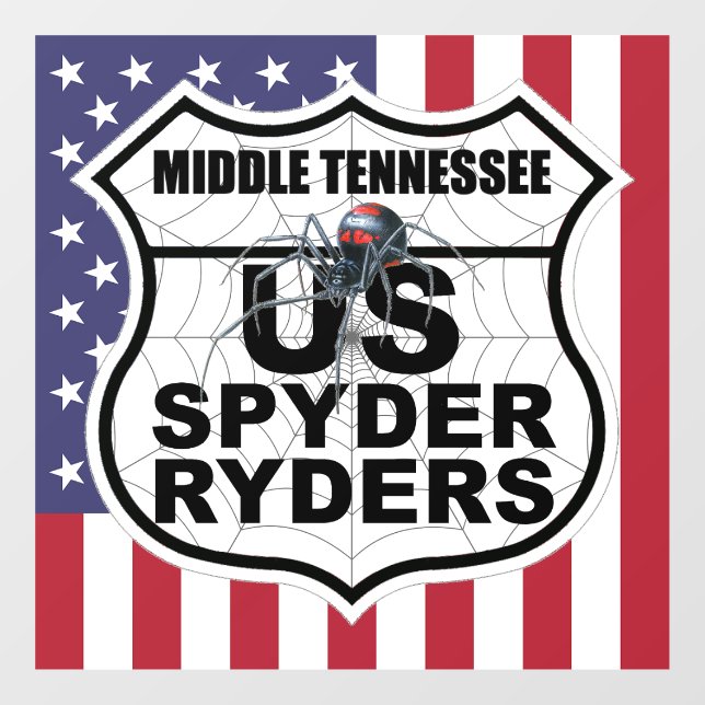 Middle Tennessee Chapter - Decal Flag & Logo (Sheet)