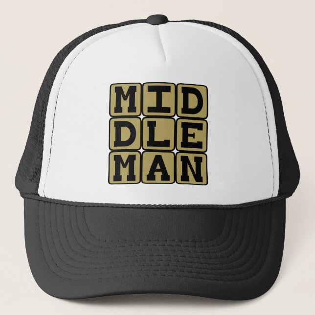 Middleman, Interloper Trucker Hat (Front)
