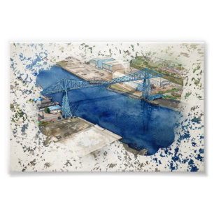 Middlesborough Transporter Bridge Photo Print