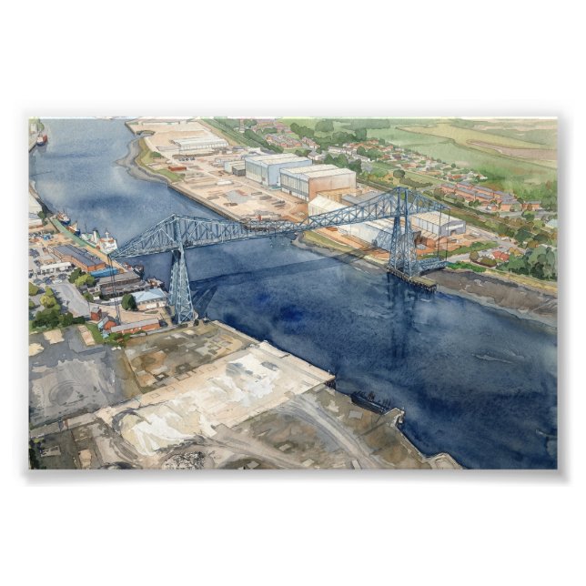 Middlesborough Transporter Bridge Photo Print (Front)