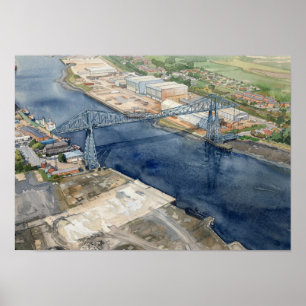 Middlesborough Transporter Bridge Poster