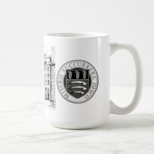 Middlesex Hospital Mug with B/W etching & badge