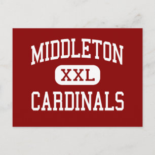 Middleton - Cardinals - High - Middleton Wisconsin Postcard