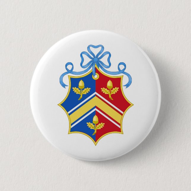 Middleton Coat of Arms / Middleton Family Crest 2 Inch Round Button (Front)