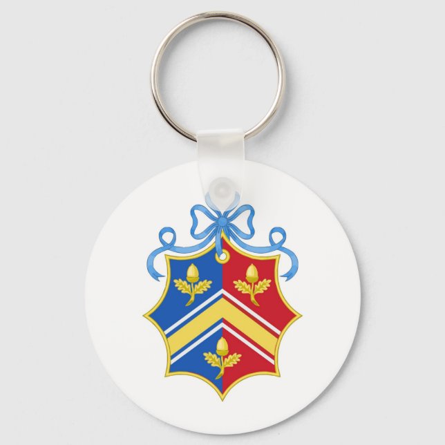 Middleton Coat of Arms / Middleton Family Crest Keychain (Front)