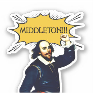 Middleton! Sticker