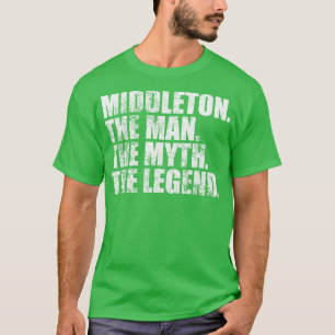 MiddletonMiddleton Family name Middleton last Name T-Shirt
