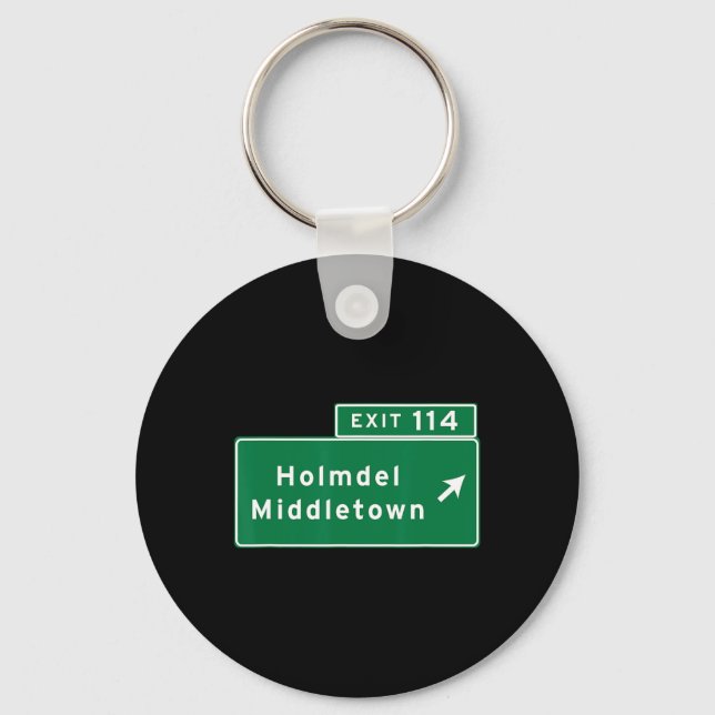 Middletown Holmdel Nj New Jersey Garden State Park Keychain (Front)
