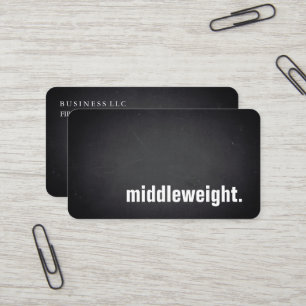 middleweight. Modern Blackboard Professional Business Card