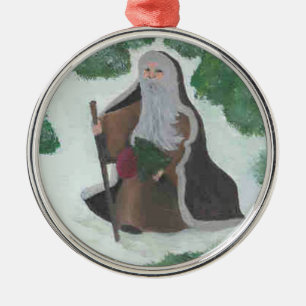 Mideval Santa Ornament