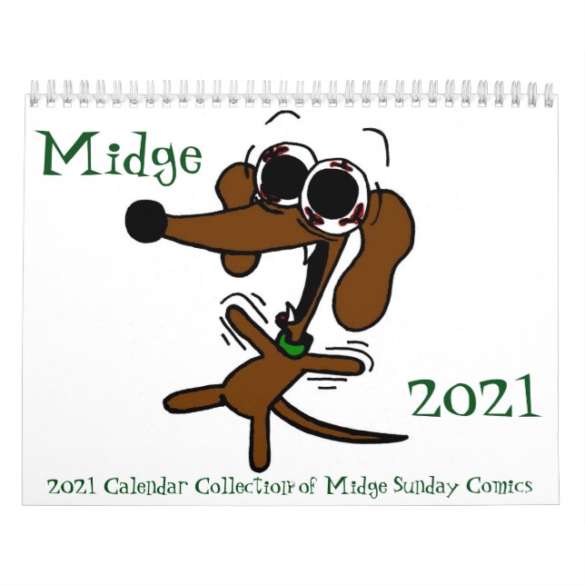Midge 2021 'Sunday Comics' Calendar (Cover)