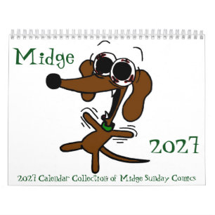 Midge 2027 'Sunday Comics' Calendar