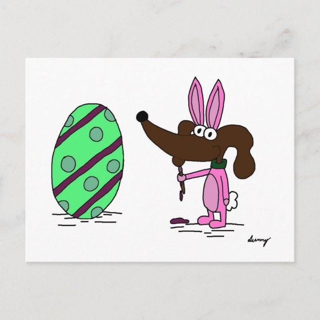 Midge "Egg-cellent Easter" Postcard - Customizable (Front)