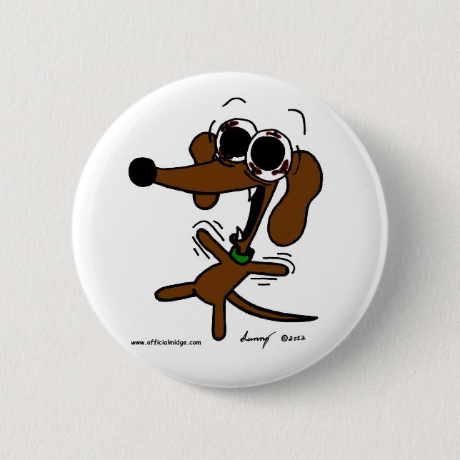 Midge Freakin' Out Button (Front)