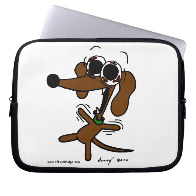Midge Freakin' Out Laptop Sleeve (Front)