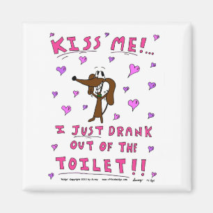Midge 'KISS ME' Magnet