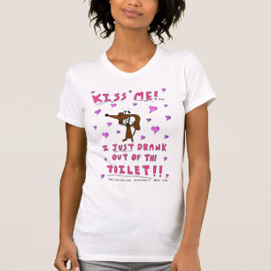 Midge "KISS ME" Womens Destroyed T-Shirt