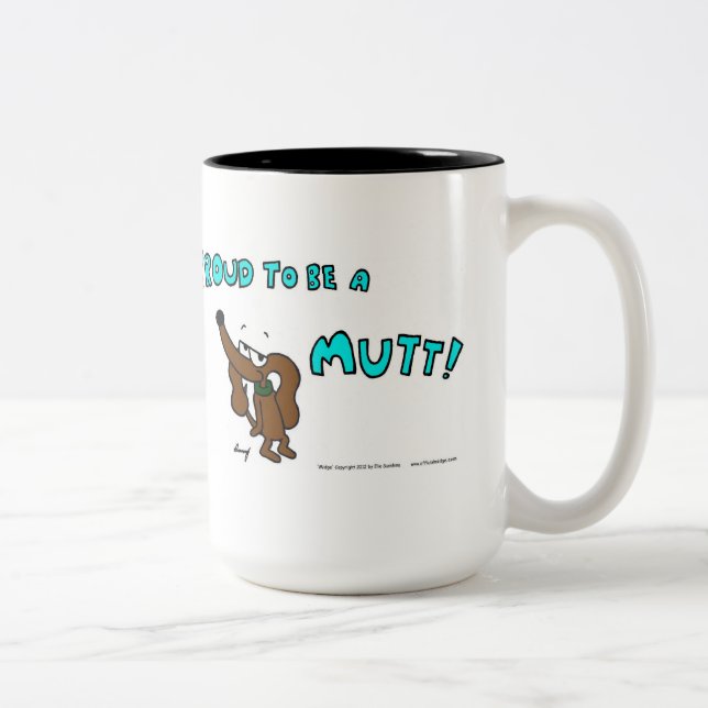 Midge PROUD TO BE A MUTT Mug (Right)