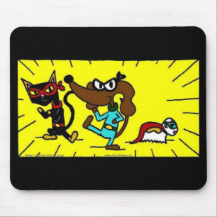 Midge Superhero Trio Mousepad