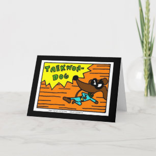 Midge TAEKWON-DOG Greeting Card