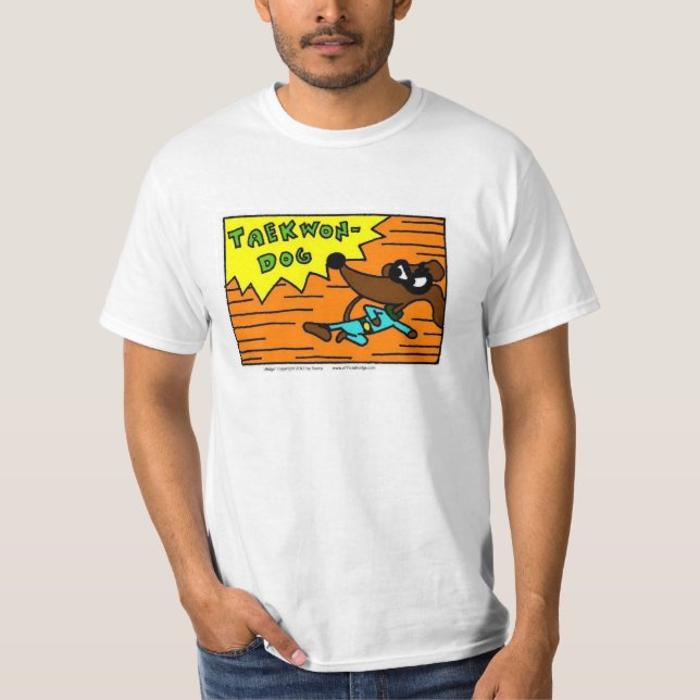 Midge "TAEKWON-DOG" Mens Value T-Shirt (Front)