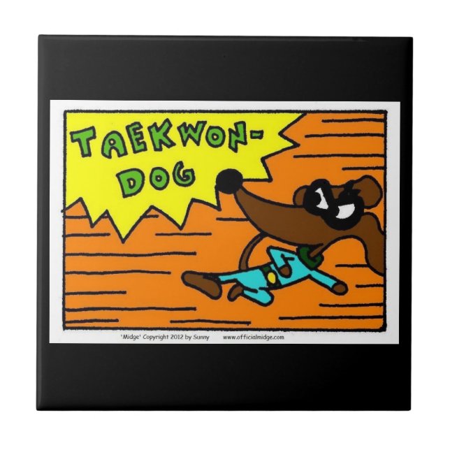 Midge TAEKWON-DOG Tile (Front)