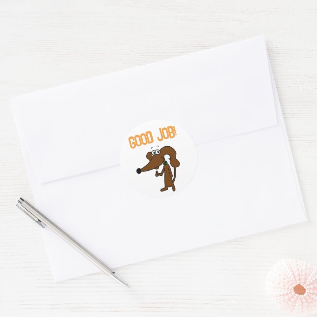 Midge Thumbs Up "GOOD JOB!" Stickers (Envelope)