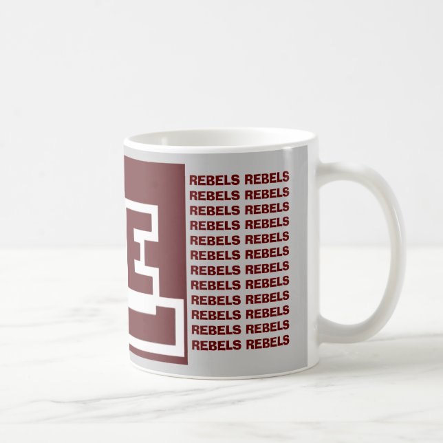 Midland Lee Rebel Football Coffee Cup (Right)