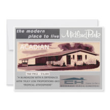 Midland Park House Model Collectible Card