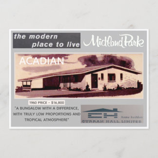 Midland Park House Model Collectible Card