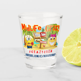 Midlife Crazy Shot Glass