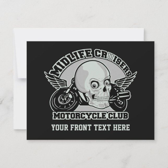 Midlife Cruisers MC custom invitations (Front)