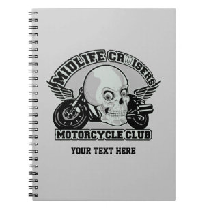 Midlife Cruisers MC custom notebook