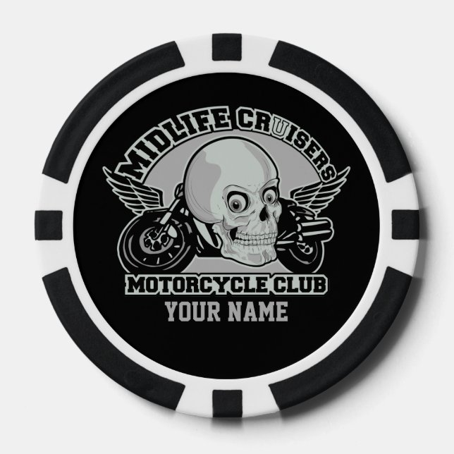 Midlife Cruisers MC custom poker chips (Front)