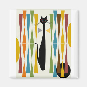 MidMod Art Cat 2 Magnet