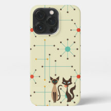 MidMod Atomic Cats Phone Case