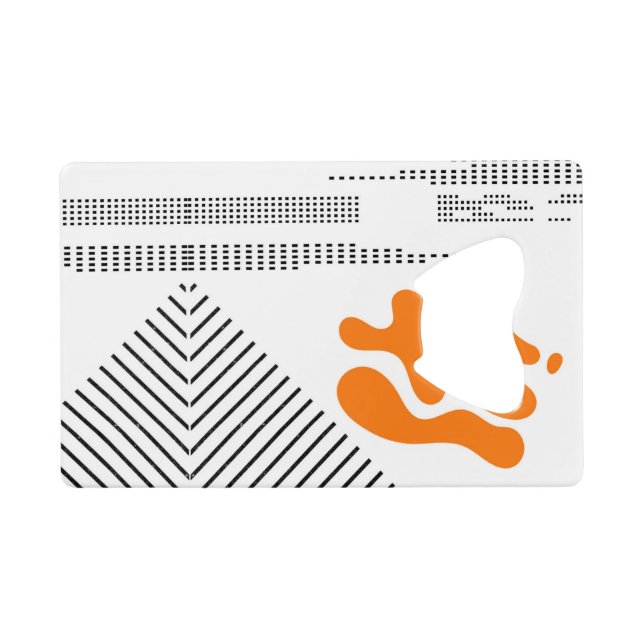 MidMod Future Credit Card Bottle Opener (Back Horizontal)