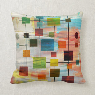 MidMod Graffiti 4.0 Throw Pillow