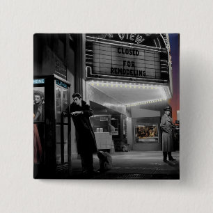 Midnight 2 2 inch square button