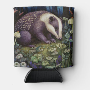 Midnight Badger  Can Cooler