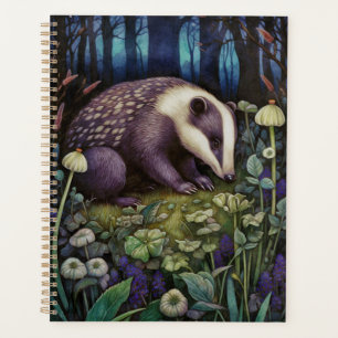 Midnight Badger Planner