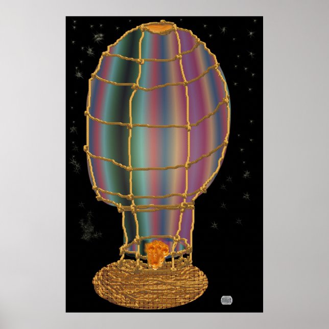 Midnight Balloon Ride Poster (Front)