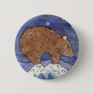 Midnight Bear 2 Inch Round Button