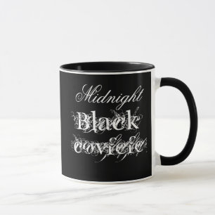 Midnight Black cofvefe customizable Mug