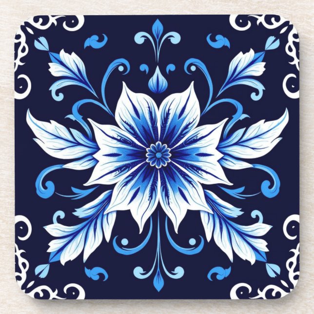 midnight bloom coaster (Front)