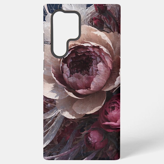 Midnight Bloom Samsung Galaxy Case (Back)