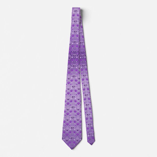Midnight Bloom Tie (Front)