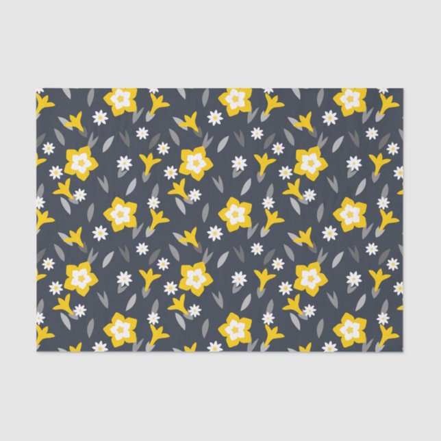 Midnight Bloom Tissue Paper (Front)