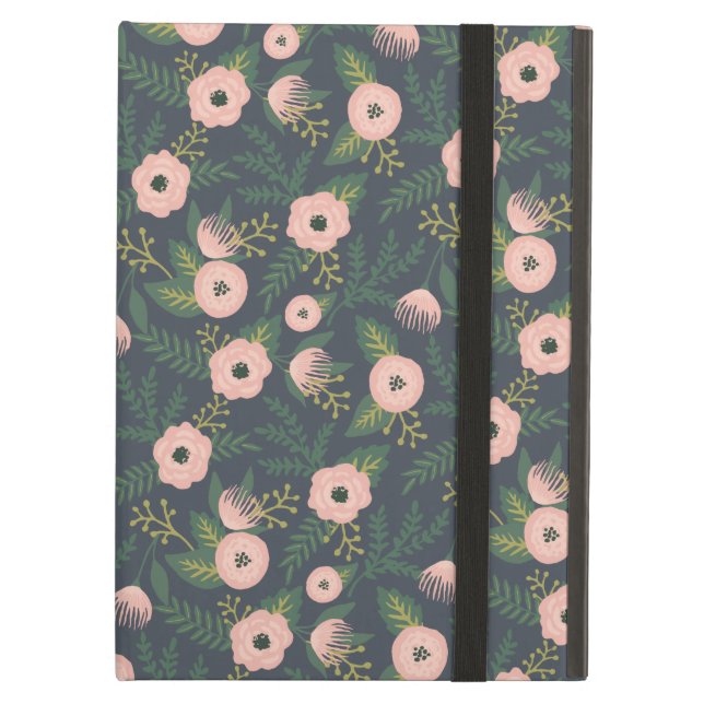 Midnight Blooms iPad Air Cover (Front Closed)